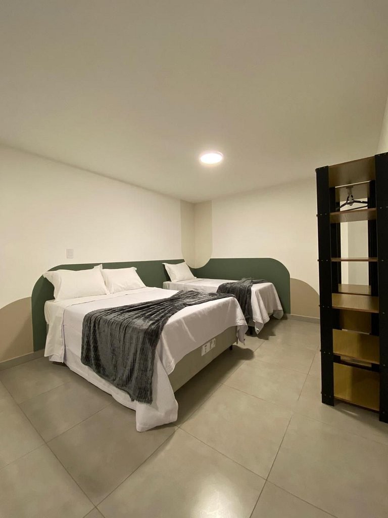 Studio 24 – Superior Clean e Equipado com Estacionamento