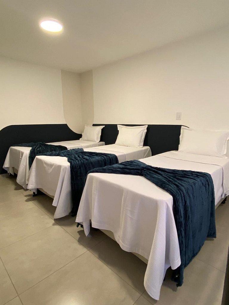 Studio 25 mezanino, cama aconchegante e ar