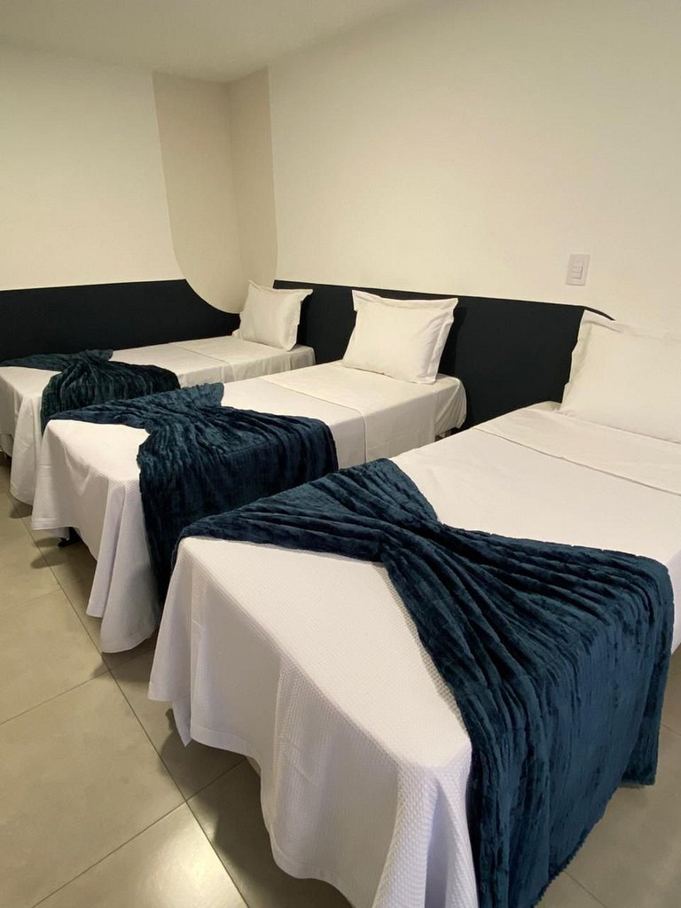 Studio 25 mezanino, cama aconchegante e ar