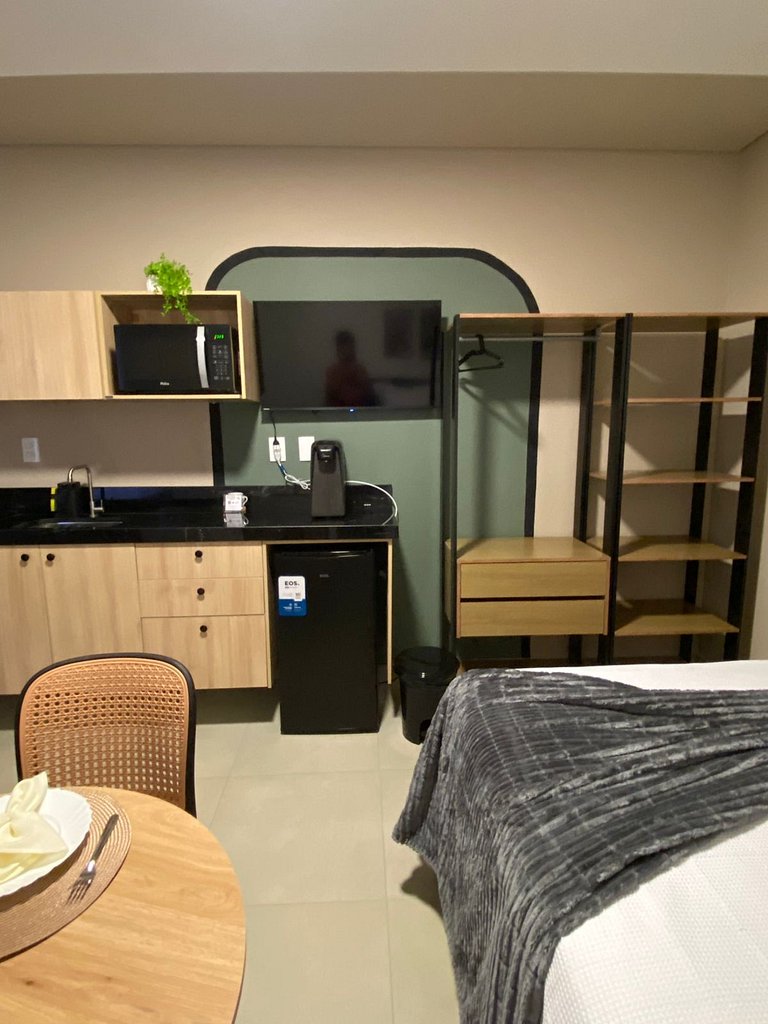 Studio 4 térreo moderno c/ self check-in